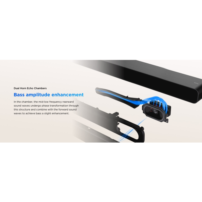 TCL S45H 2.0chPro Deep Bass Soundbar with Dolby Atmos