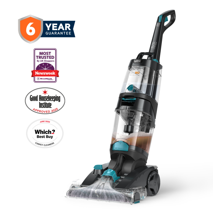 Vax CDCW-PMXP Carpet Cleaner for Pets - Black & Teal