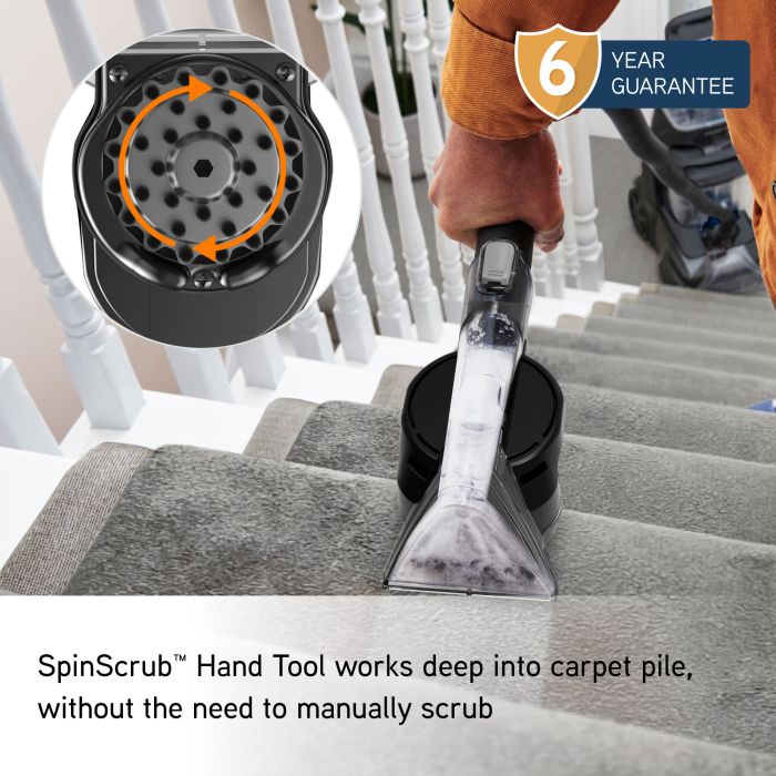 Vax CDCW-SSXA VAX SpinScrub Power Plus - Grey and Navy Blue