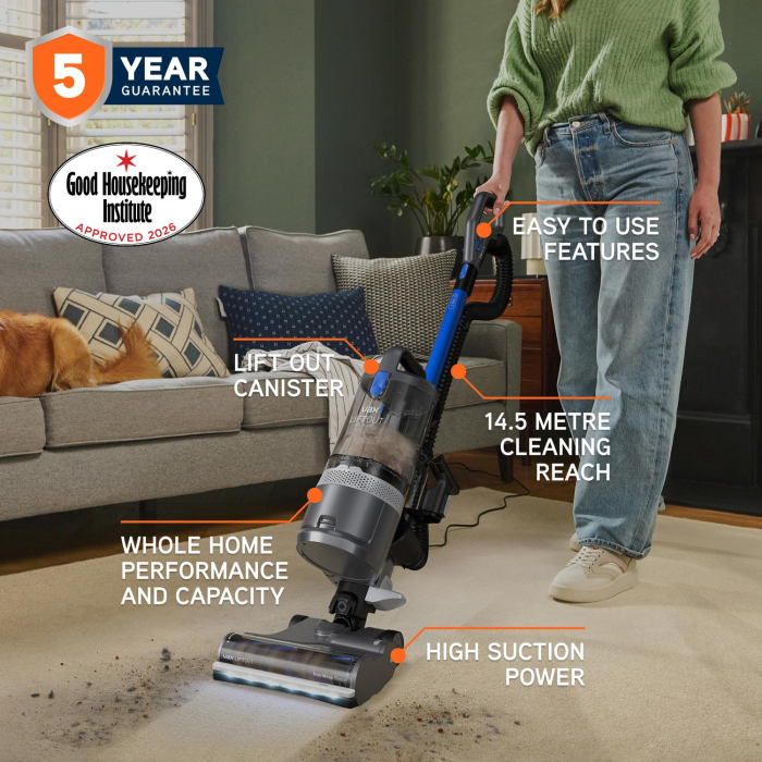 Vax CDUP-LOXR LiftOut Reach Pet Vacuum 14.5m Range