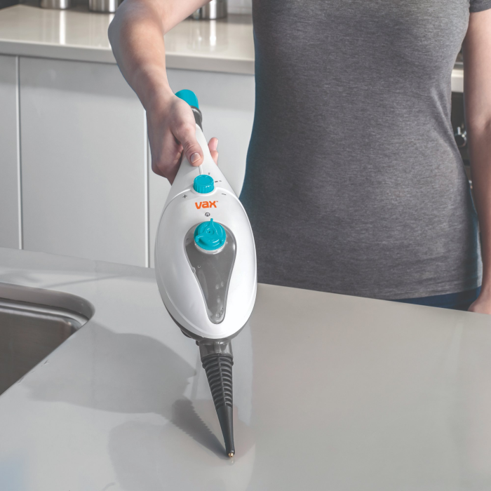 VAX S85-CM Steam Clean Multi - White & Blue