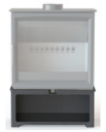 Fireline 7636 Woodtec 5kW Extra Wide 236mm Log Store