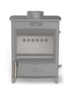 Fireline 7896 FQ Multifuel Stove Optional Brushed Stainless Steel Door Handle (including spindle)