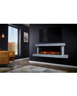 Katell CEN703 Cento Slimline (Wall Mounted) 1600mm (63") Concrete c/w Grey sides (Smart App)