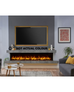 Katell CEN803 Cento Slimline (Wall Mounted) 2500mm (98") Concrete c/w Grey sides (Smart App)