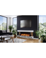 Katell VTO034F Visto Deep (Floor Standing) 1700mm (67”) Smooth White c/w Silver