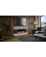 Katell VTO306F Visto Slimline (Floor standing) 1400mm (55") Smooth White c/w Oak (Smart App)