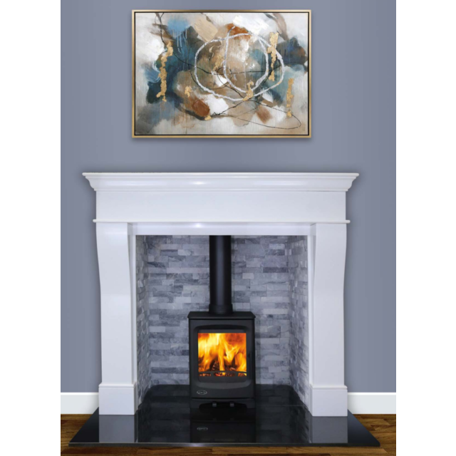 Advance Fires PEARL 5 Atlantic 5Kw Multi Fuel Stove 83% Efficiency A+ Rated