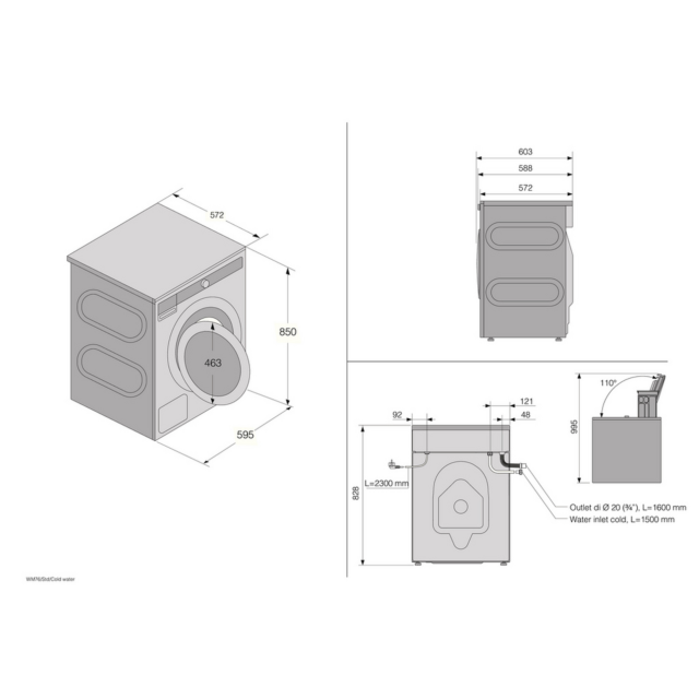 Asko T509HRW.UK 9kg Heat Pump Tumble Dryer White