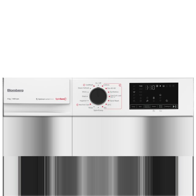 Blomberg LWA29461W 9kg 1400 Spin RecycledTub Washing Machine - White