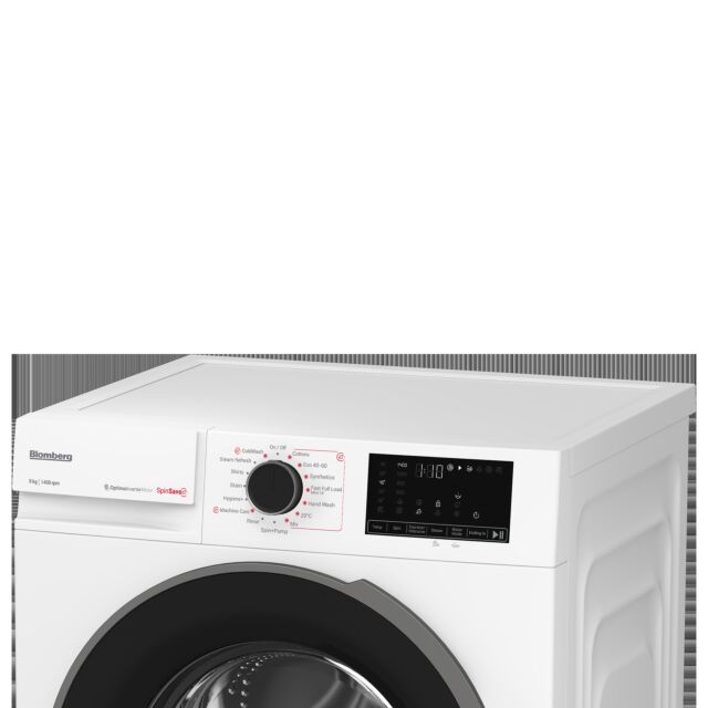 Blomberg LWA29461W 9kg 1400 Spin RecycledTub Washing Machine - White