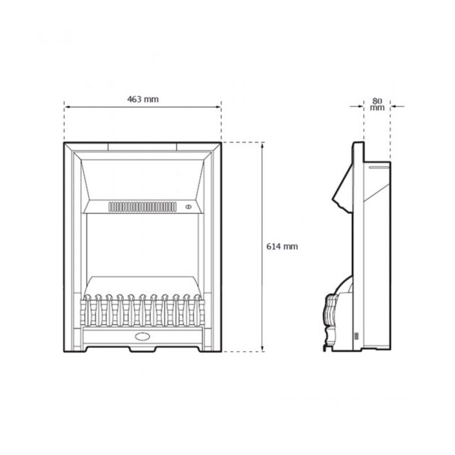 Dimplex ATH20 Dimplex Atherton Optimyst Electric Inset Fire