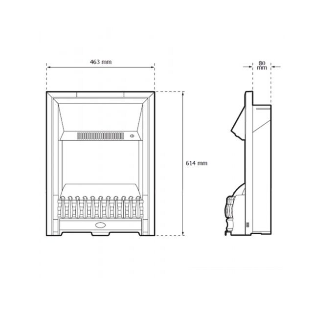 Dimplex FLG20 Dimplex Flagstaff Optimyst Electric Fire