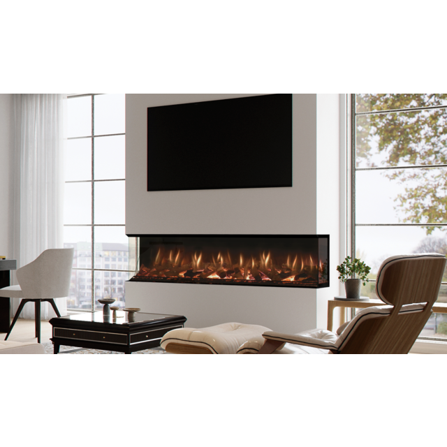 EvonicFires OCTANE 1850 1850Mm E-Llusion Holographic Flame Effect 1500W Heat Output