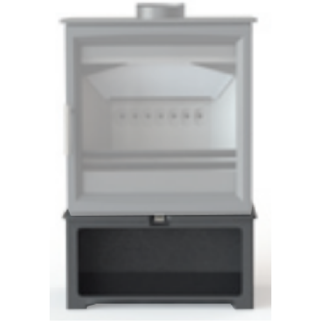 Fireline 8443 Woodtec 5kW Wide DEEP 236mm Log Store