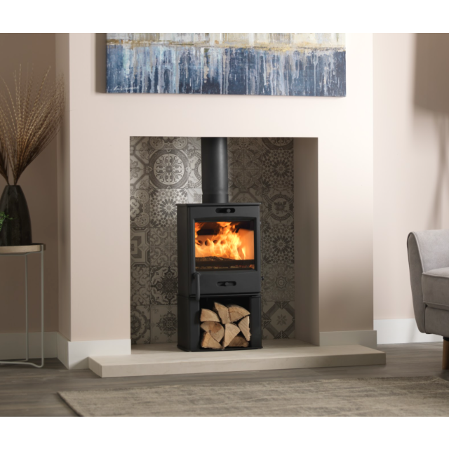 Fireline FQ5-3 5KW Multifuel Stove with Modern door