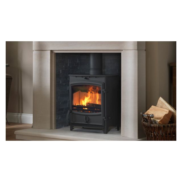 Fireline FX5W-3 5kW Wide Multifuel Stove with Curved door