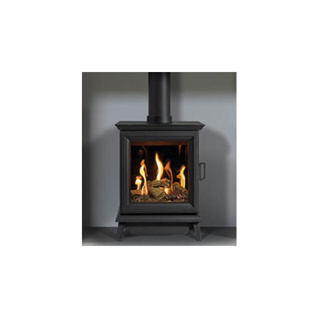 Gazco Sheraton 5, Conventional Flue, Log Effect, Natural Gas,