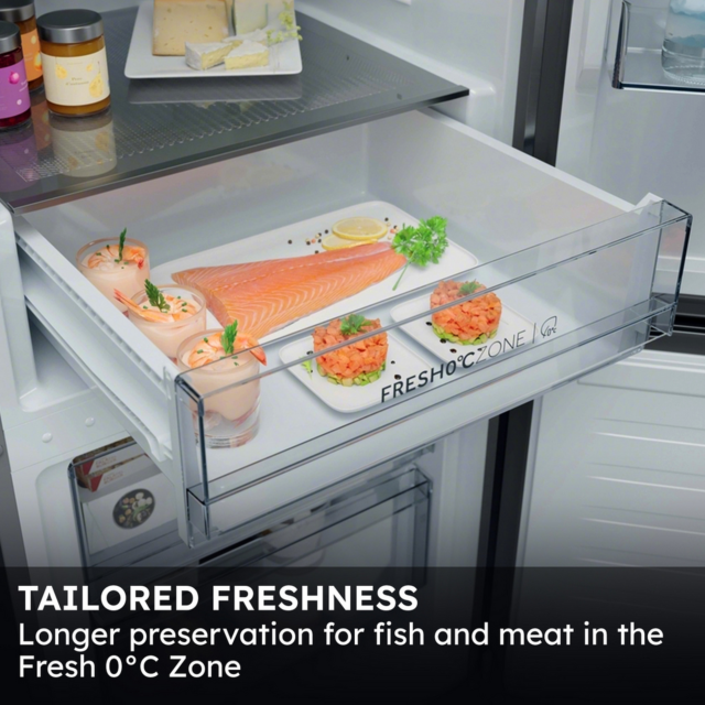 Haier HTR3618DNMG 60/40 Combi Fridge Freezer Black