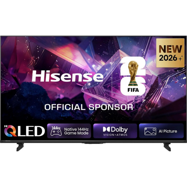 Hisense 65E7STUK 65-inch 4K QLED 144Hz Smart TV