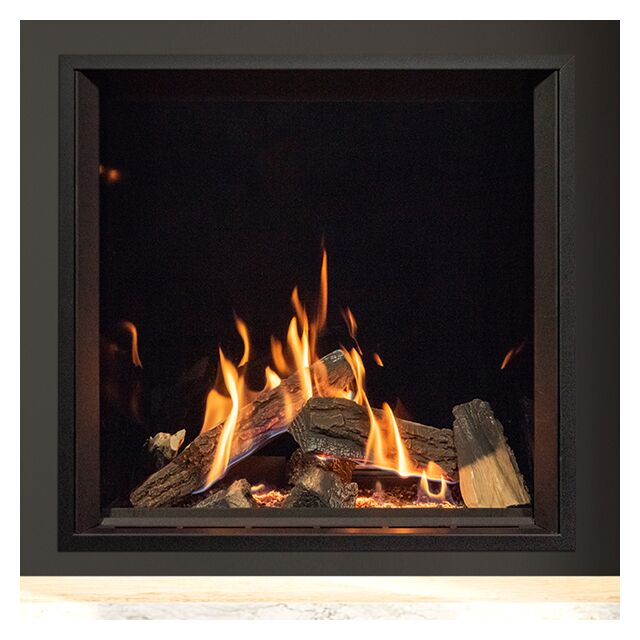 Eclipse 60 Conventional Flue, Natural Gas With Split Log Fuel Effect