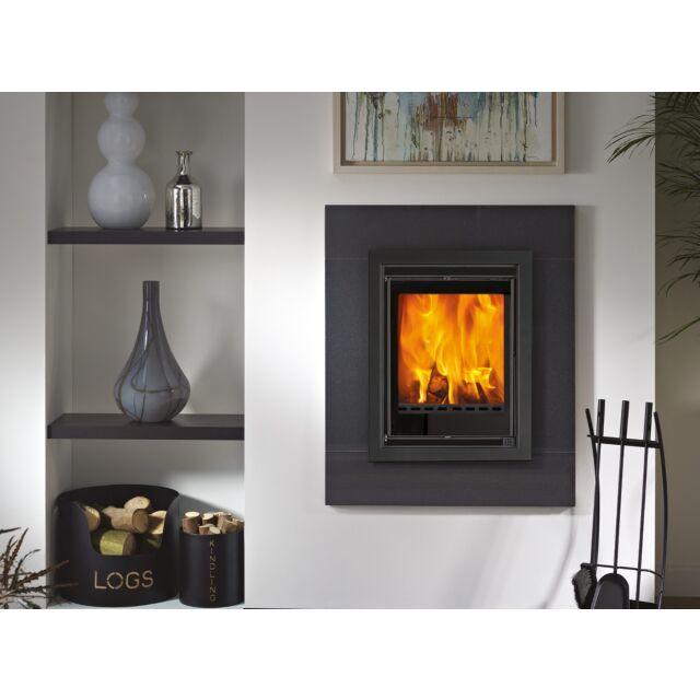 Penman Collection 7990440 Savona Inset Stove With 4 Sided Trim