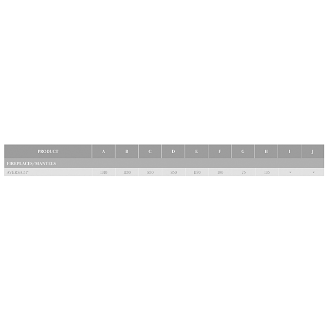 Penman Collection 7990476 51” Mantel Agean Limestone