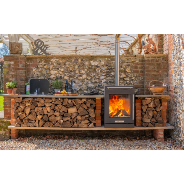 Penman Collection BBQUBE GRILL + HEATER Bbqube For Outdoor Kitchen: Grill + Heater