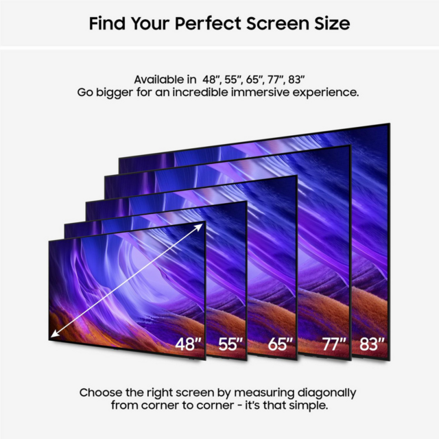 Samsung QE55S85HAEXXU 55inch OLED Vision AI Smart TV