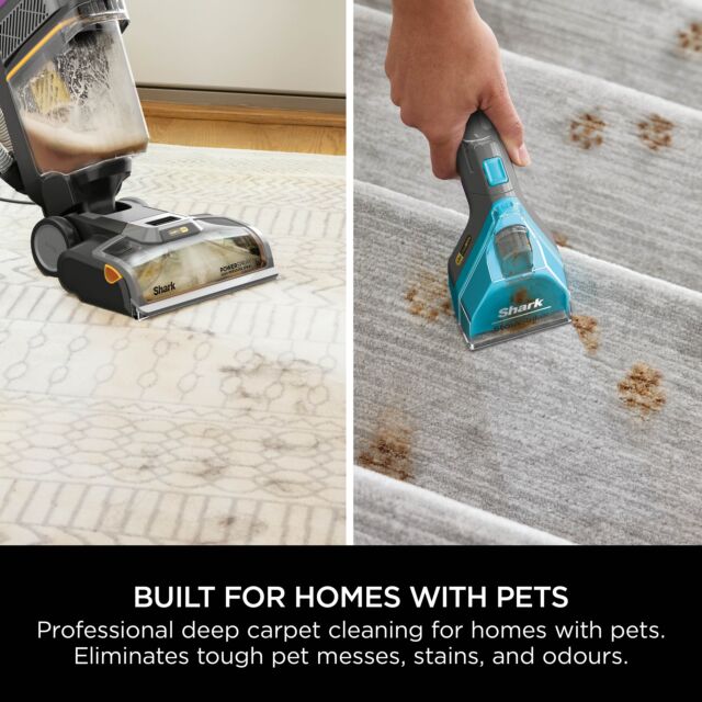 Shark CarpetXpert HairPro Pet Deep Carpet Cleaner with Built-In StainStriker - Charcoal & Fuchsia
