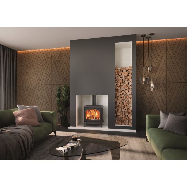 Stovax 701-004 Huntingdon 40 Woodburner With Tracery Door