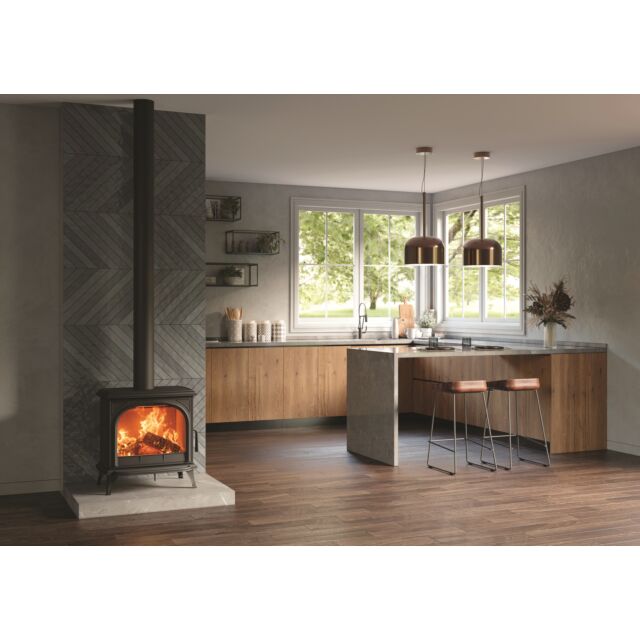 Stovax 701-023 Huntingdon 40 Woodburner With Clear Door