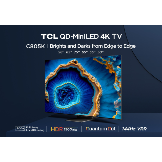 TCL 98C805K 98inch 4K QLED Mini-LED HDR Google TV