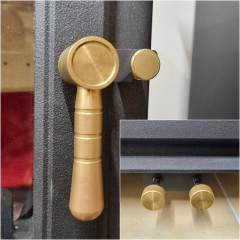 Clock-Woodburners Brass Handle And Air Control Upgrade Kit