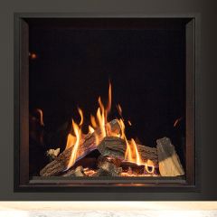 Eclipse 60 Conventional Flue, Natural Gas With Split Log Fuel Effect