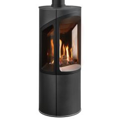  Liv 3 Conventional Flue Natural Gas Stove In Black